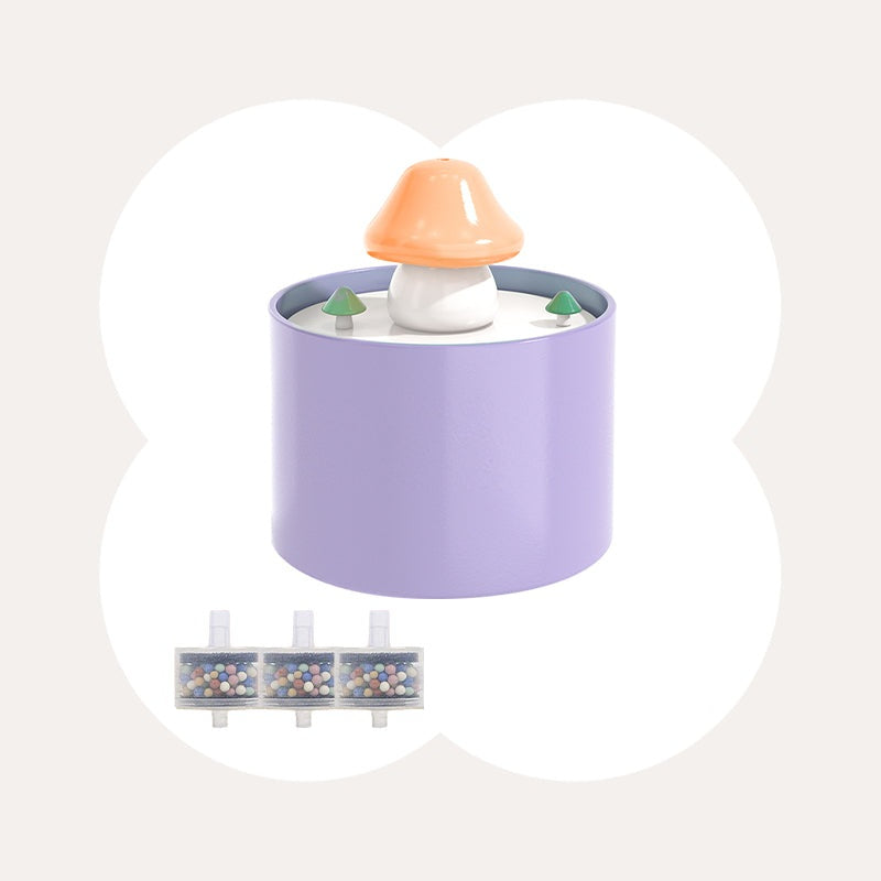 1500ml Ceramic Cat Water Fountain with 3Filters