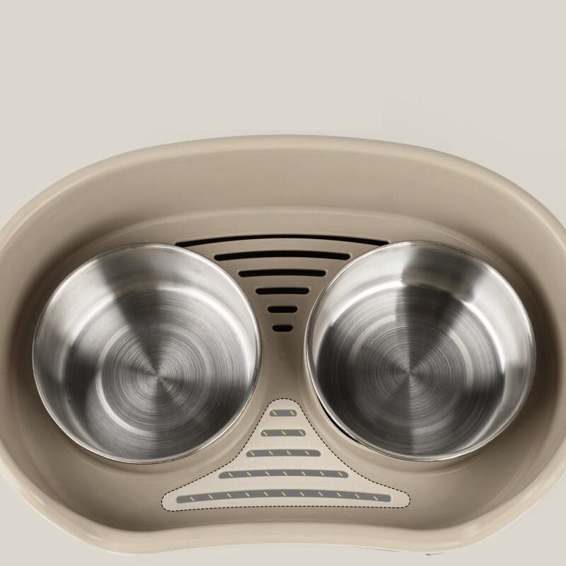 Clean Feeding Solution for Pets | Raised Anti-Splash Bowl for Small Pets