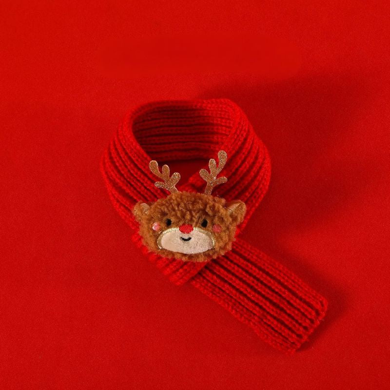 Holiday Knitted Pet Scarf & Hat Set