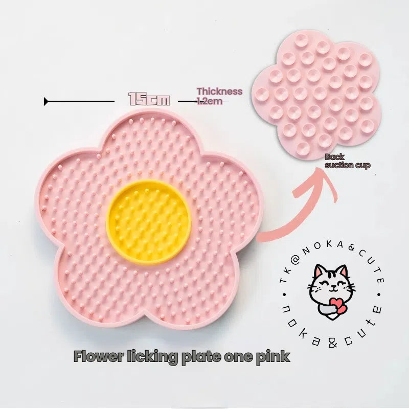 Small and medium-sized dog slow food bowl, silicone licking pad, licking plate, shaking bowl, pet cat puzzle, leakage, hidden food, rich toys