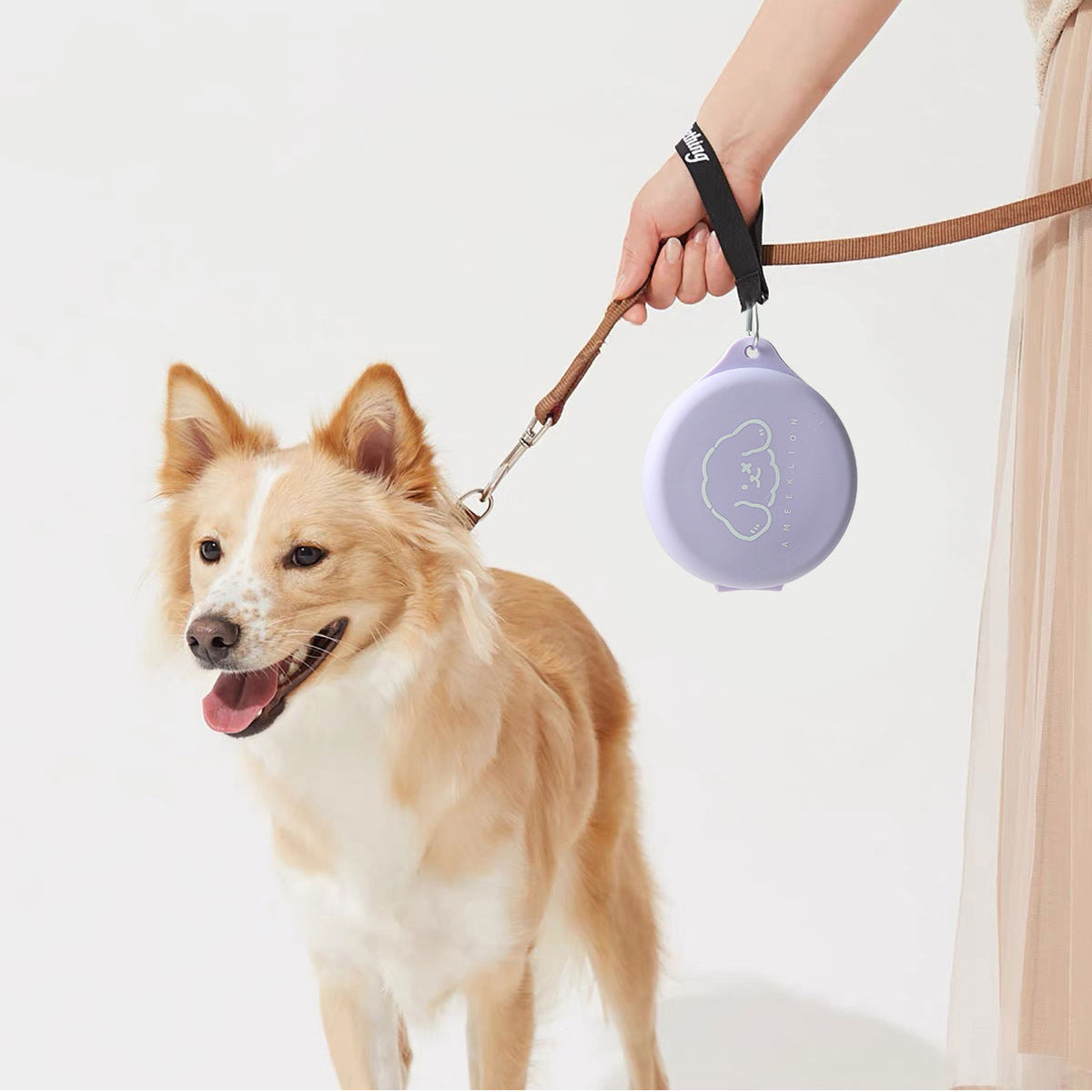 Portable Collapsible pet Travel Bowl – Hanging Silicone  Food & Water Outdoors