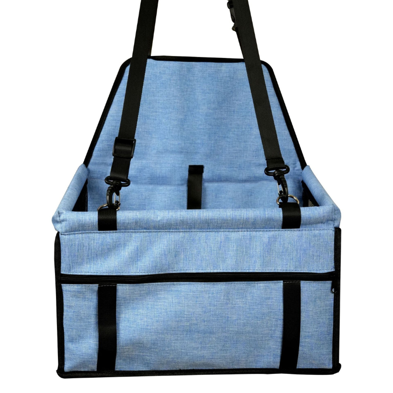 Waterproof & Breathable Pet Car Carrier - Foldable, Scratch-Resistant (Airline-Approved Alternative)