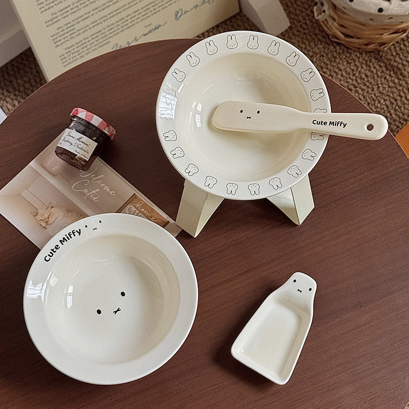 6inch Ceramic Elevated Tilted Pet Bowl –Food and Water Bowl with Stand