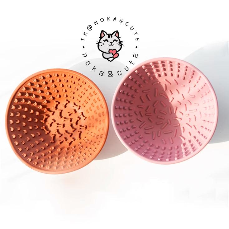 Small and medium-sized dog slow food bowl, silicone licking pad, licking plate, shaking bowl, pet cat puzzle, leakage, hidden food, rich toys - NoKa&AuroraStone