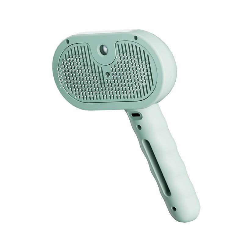 Pet Spray Hair Removal Comb, 1-piece pet hair brush, pet hair cleaning brush with sheddingbutton, cat brush, dog brush, cat and dog beautyand massage comb, pet supplies - NoKa&AuroraStone