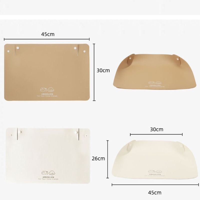 Foldable Waterproof Pet Feeding Mat – Spill-Proof, Easy Clean, for Dogs & Cats