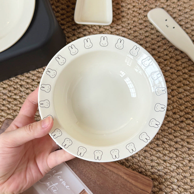 6inch Ceramic Elevated Tilted Pet Bowl –Food and Water Bowl with Stand