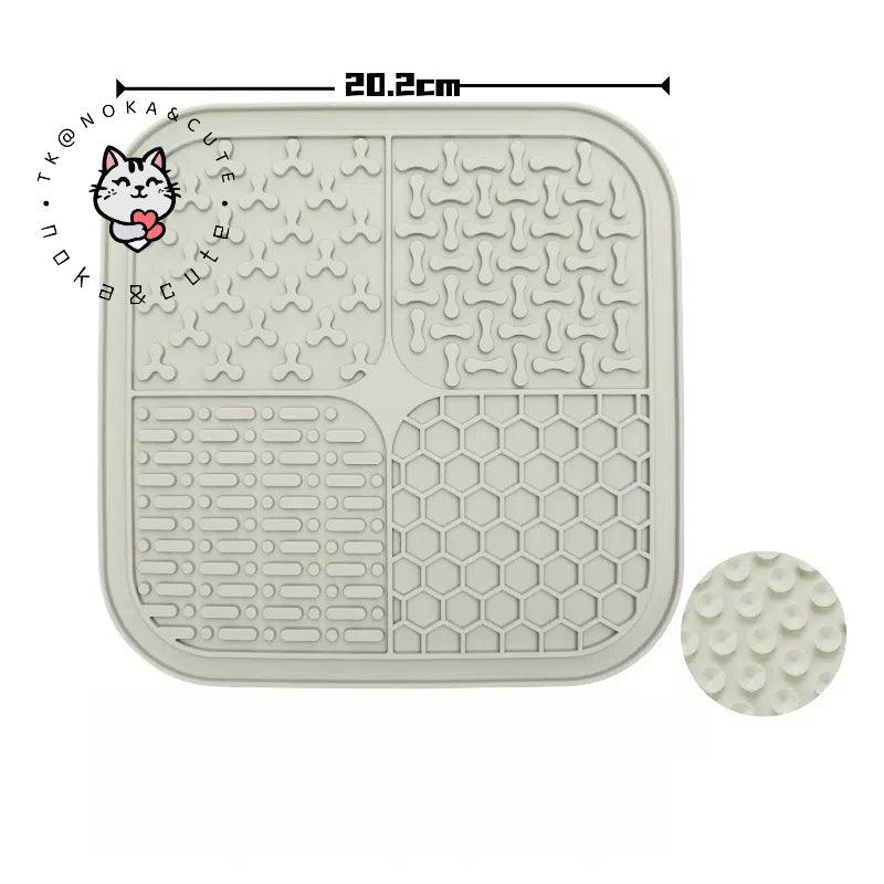 Small and medium-sized dog slow food bowl, silicone licking pad, licking plate, shaking bowl, pet cat puzzle, leakage, hidden food, rich toys - NoKa&AuroraStone