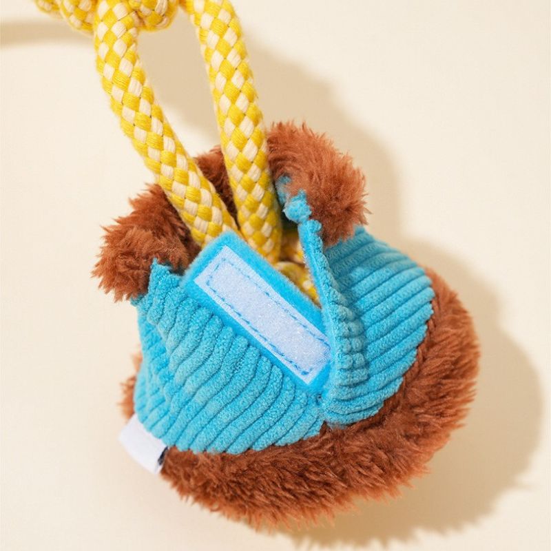Macaron Rope Dog Toy | Eco-Friendly Cotton Tug & Chew | Dental Care & Interactive Play