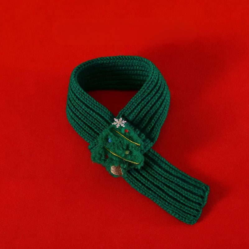 Holiday Knitted Pet Scarf & Hat Set