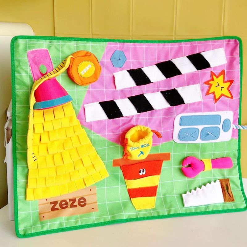 10 Fun Modes, Anti-Slip, Treat Hunt Game-Toolbox Enrichment Snuffle Mat for Dogs