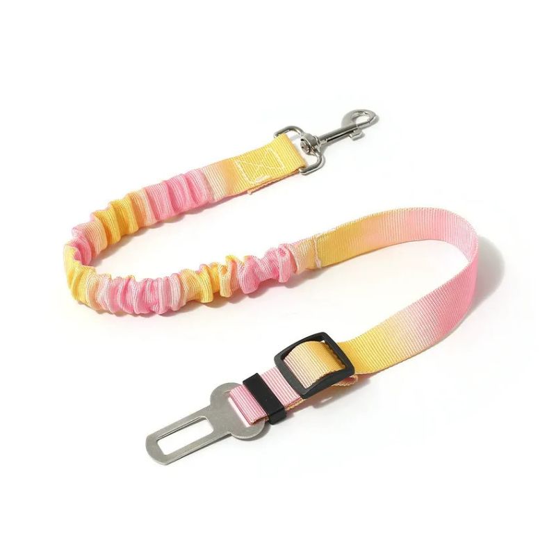 Pet Car Safety Seatbelt｜Adjustable, Crash-Resistant Clip｜Universal Travel Restraint Strap