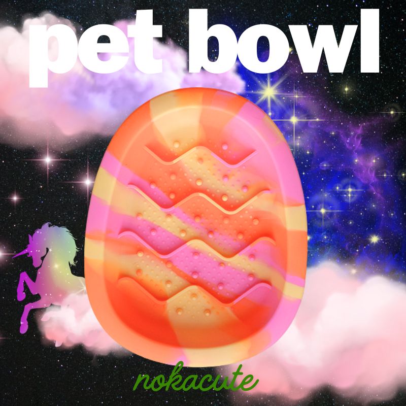 Pet Silicone Slow Feeder Bowl | Non-Slip Suction Base for Cats & Small Dogs