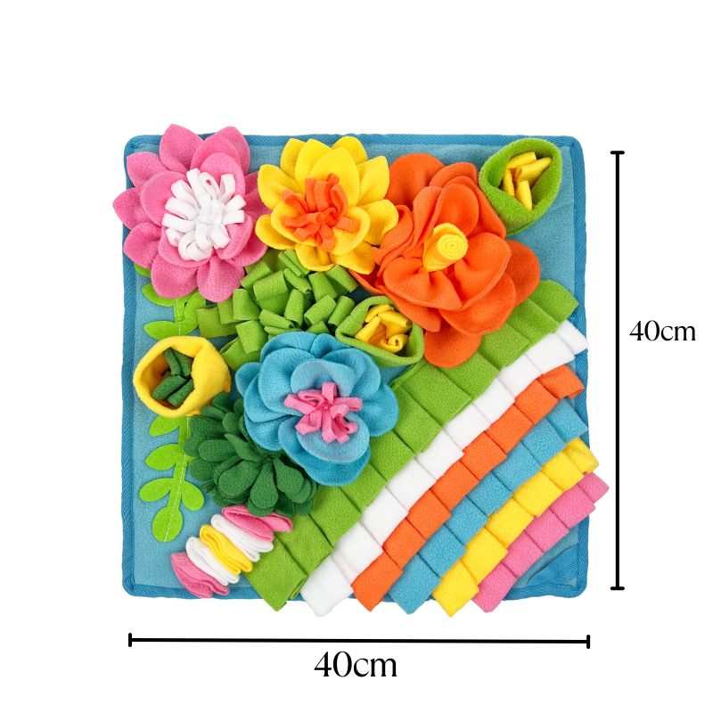 Pet Foraging Snuffle Mat | Playful Shape, Dual-Color Options – Ideal for Cats & Dogs