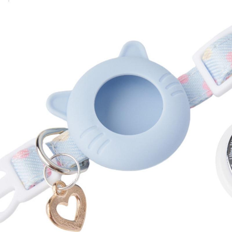 AirTag-Compatible Waterproof Silicone Pet Collar – Anti-Lost Tracker for Cats&dog