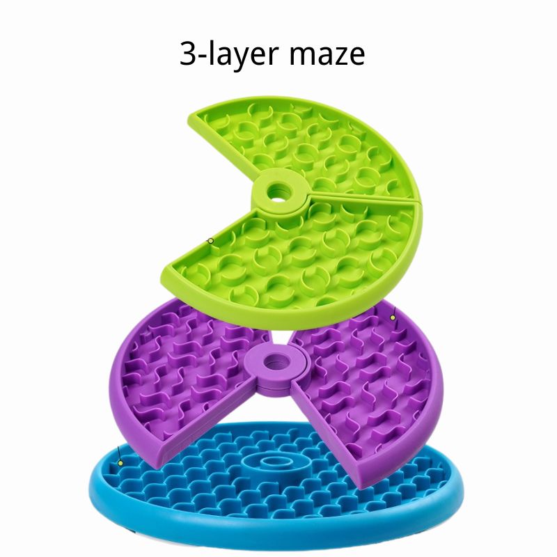 Slow Feeder Dog Bowl 3 Levels, Suitable for Small/Medium/Larger Dogs