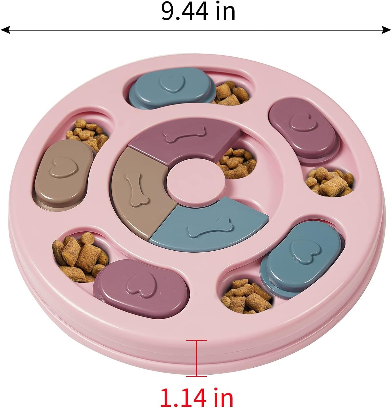 Dog Puzzle,Dogs Food Toys for IQ Training & Mental Enrichment,Dog Treat Puzzle Level 1