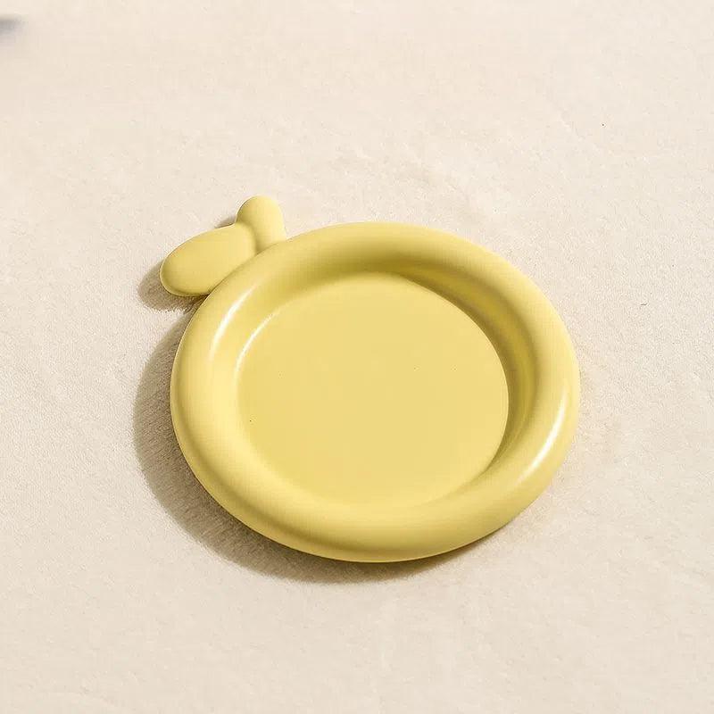Canned Cat Bowl Ceramic Cat Bowl Cat Plate Large Diameter Rice Bowl Dinner Plate Cat Pet Bowl Shallow Mouth - NoKa&AuroraStone