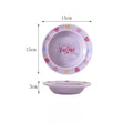 Cream Wind Belt Iron Frame Love Ceramic Pet Bowl Pot Cat Bowl Dog Bowl - NoKa&AuroraStone