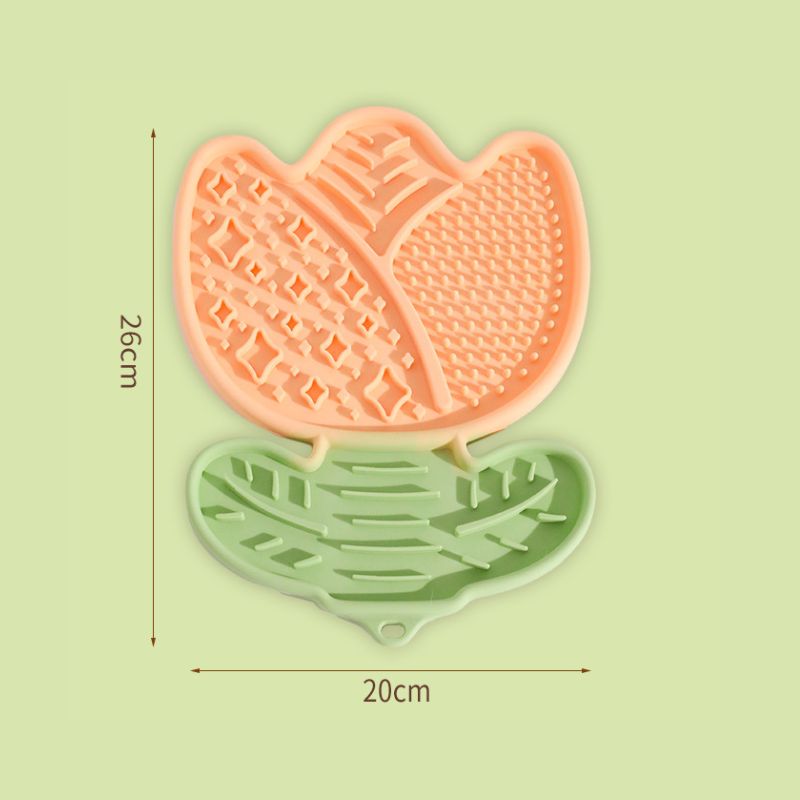 Silicone Pet Licking Mat – 10.24 Inches | For Small & Medium Pets