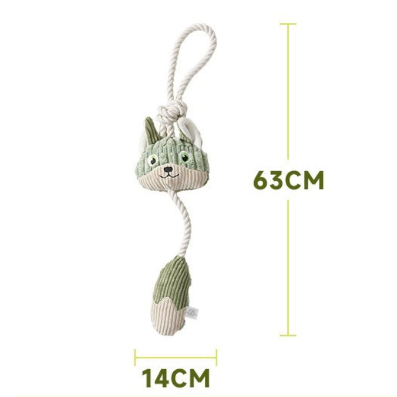 Durable Knotted Rope Chew Toy for Pets – Teeth Cleaning Tug Toy for Dogs and Puppies