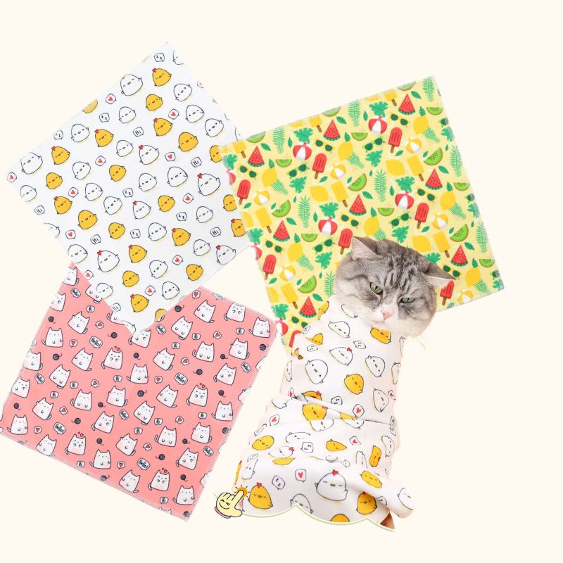 3-Second Calm Wrap for Stress-Free Grooming!8-12lbs pets&cats