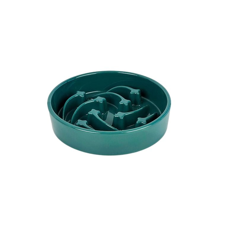 Large Ceramic Slow Feeder Bowl for Dogs (weighing15–25kg)