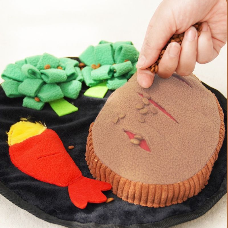 Pet Snuffle Mat – Nose Work Training  Mental Stimulation & Foraging Play