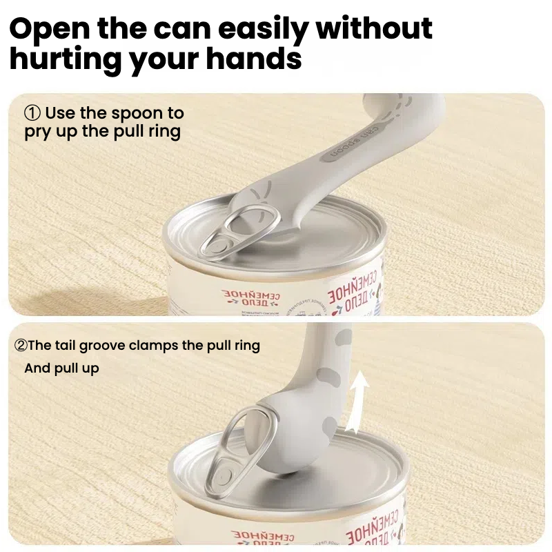 Pet can opener 2 in 1