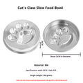 304 Stainless Steel Pet Bowl, Cat Bowl, Dog Bowl, Anti-Tip Design, Non-Slip, Anti-Choking, Slow Feeder Dog Bowl - NoKa&AuroraStone