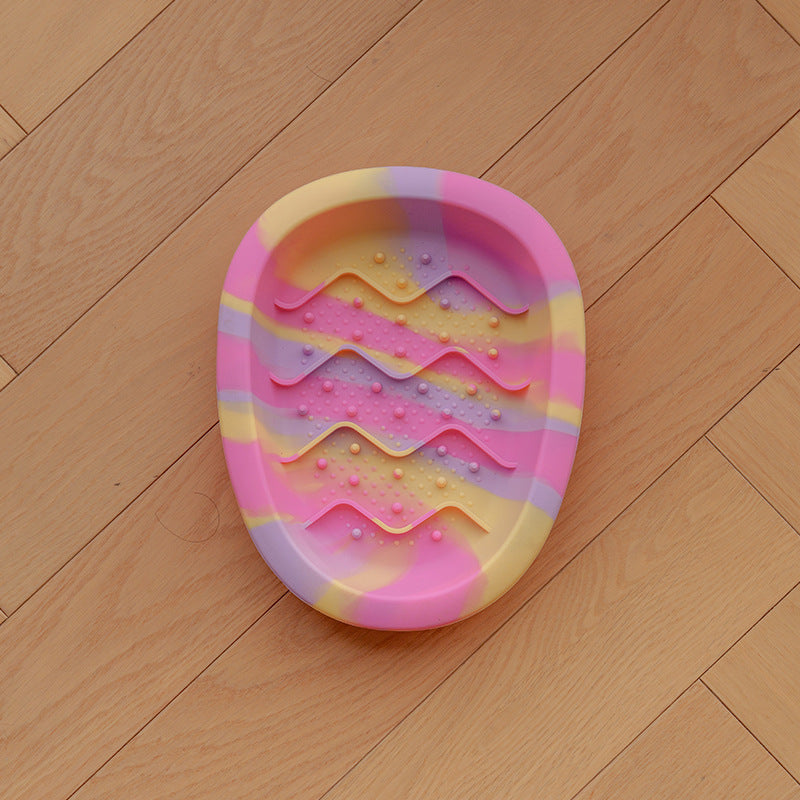 Pet Silicone Slow Feeder Bowl | Non-Slip Suction Base for Cats & Small Dogs