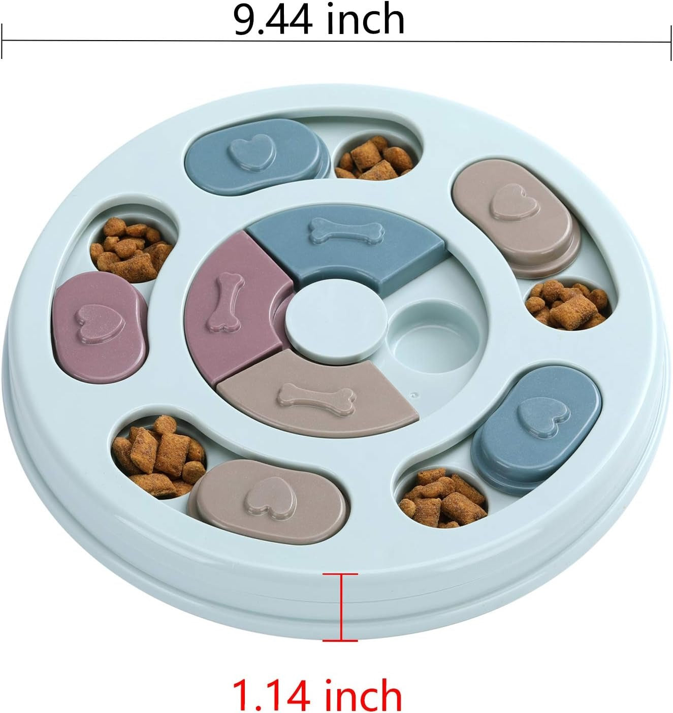 Dog Puzzle,Dogs Food Toys for IQ Training & Mental Enrichment,Dog Treat Puzzle Level 1
