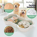 3 in 1 slow eating dog bowl, rotating puzzle pet eating bowl, anti choking and splash prevention - NoKa&AuroraStone