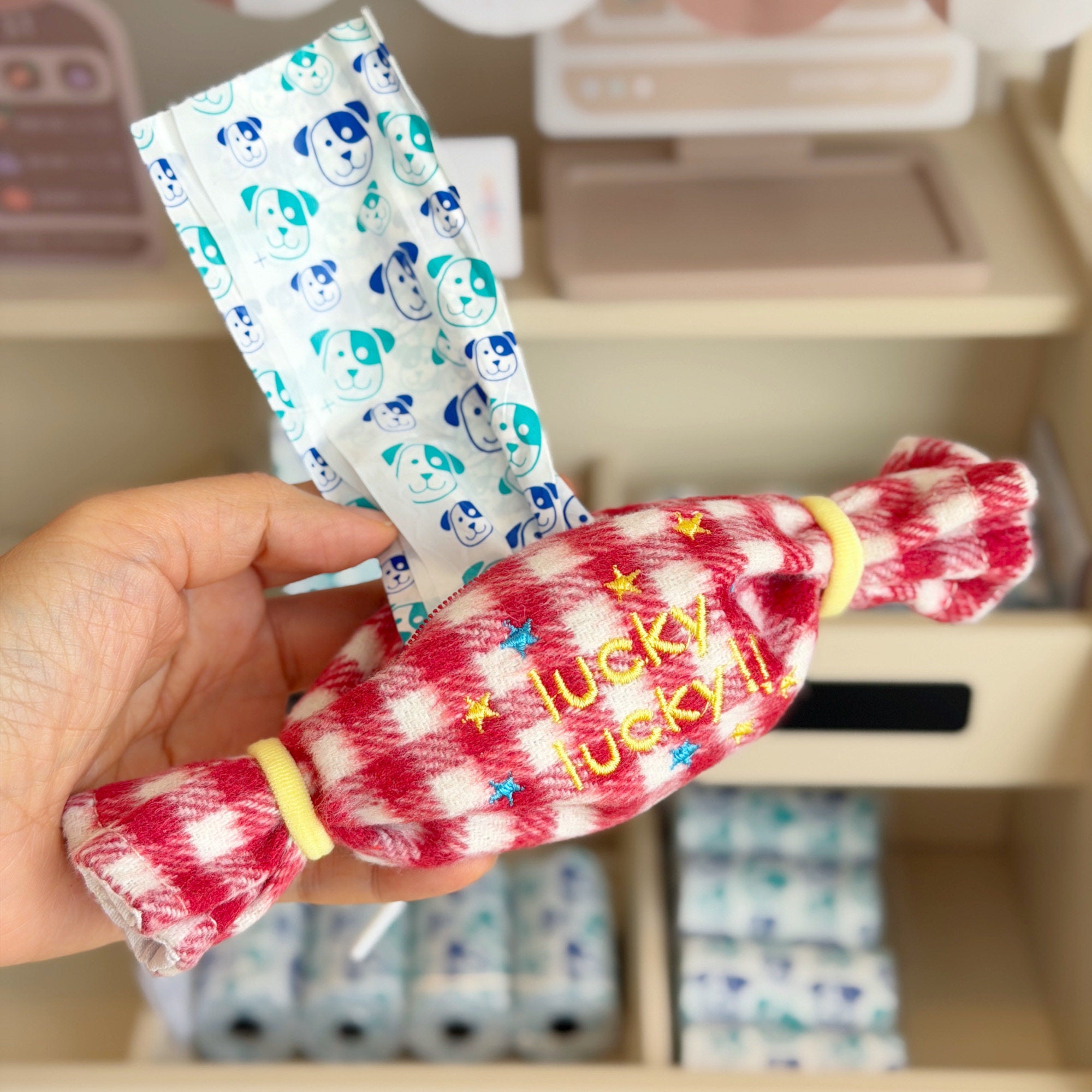 Portable Dog Poop Bag Dispenser with Hook for Walking