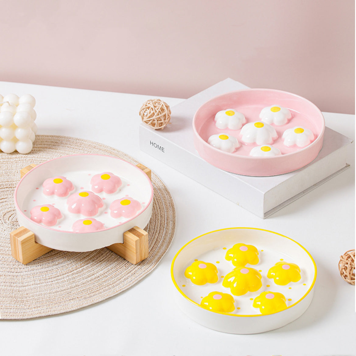 Ceramic Slow Feeder Bowl – 4 Colors, Suitable for Cats & Dogs