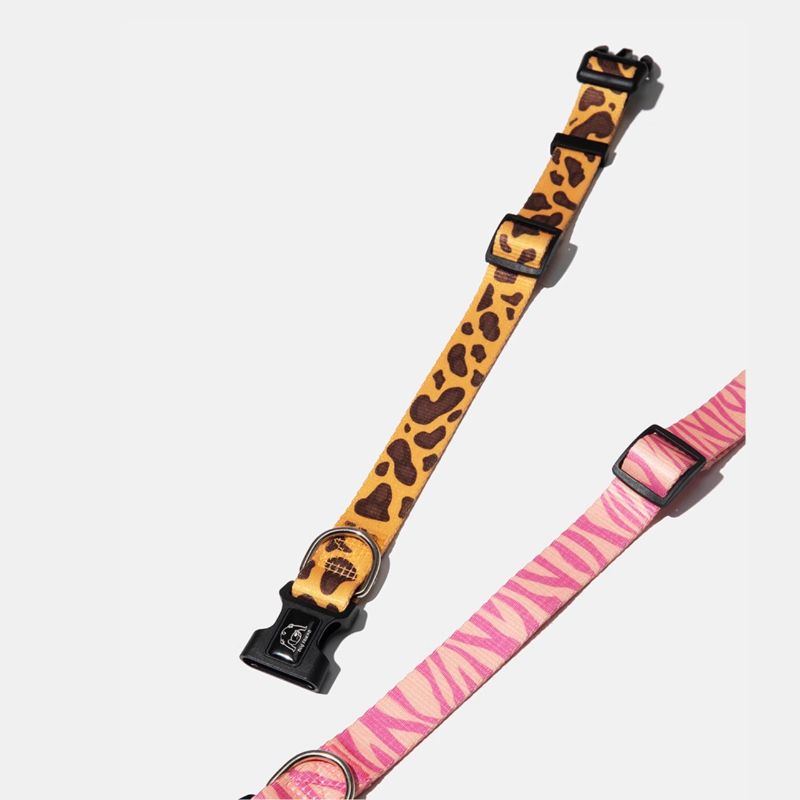 Adjustable Outdoor Dog Collar – Durable Reflective Nylon for Dogs