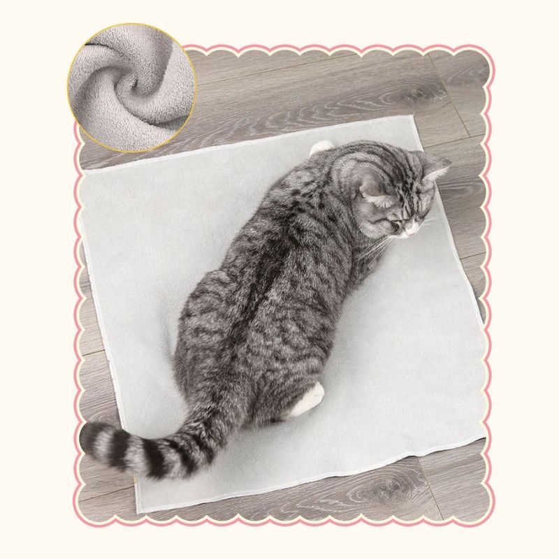 3-Second Calm Wrap for Stress-Free Grooming!8-12lbs pets&cats