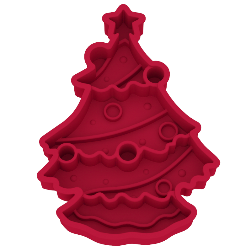 Christmas Edition Silicone Slow Feeder Mat – 2-in-1 Lick Pad & Feeder for Cats & Dogs