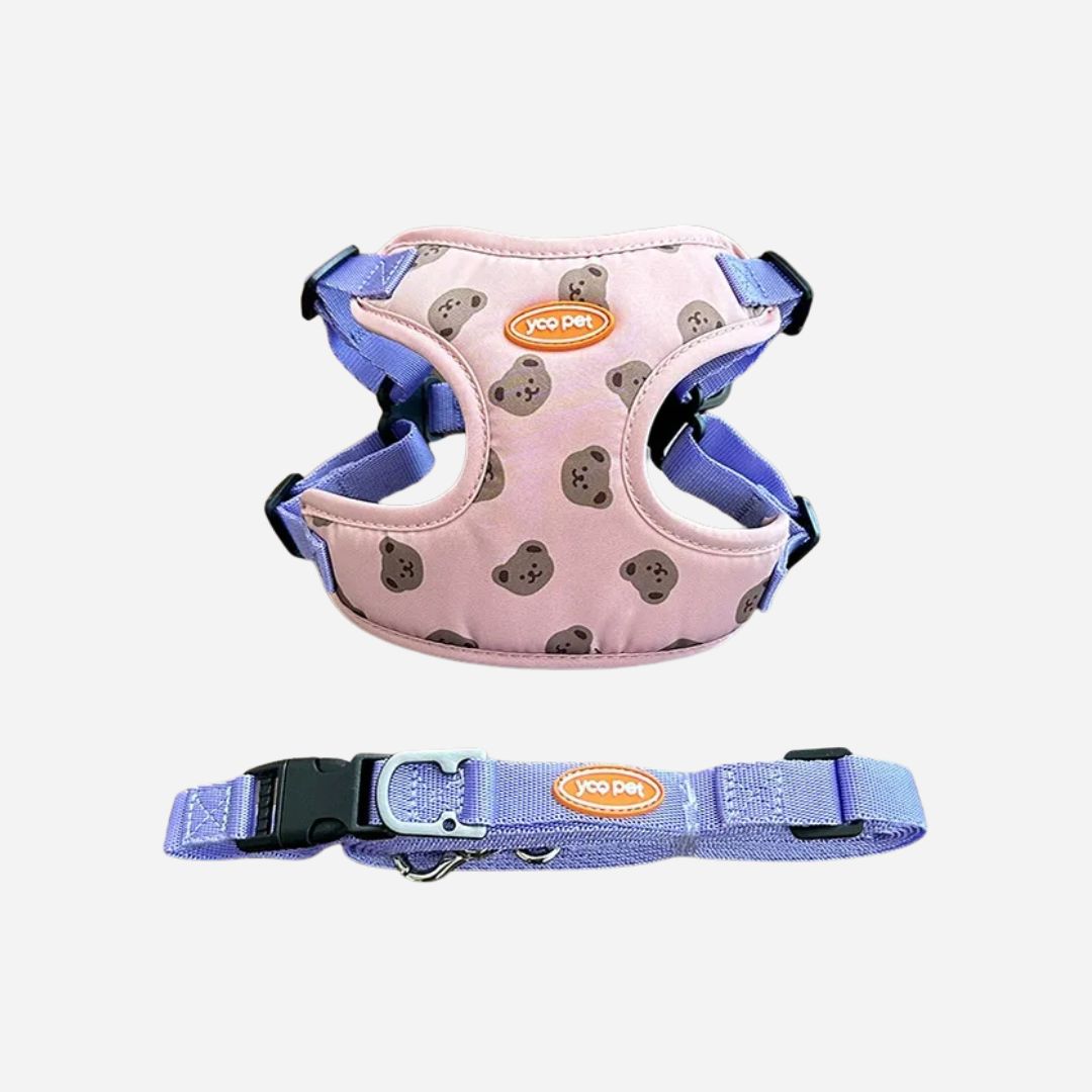 Adjustable Breathable Harness for Small & Medium Pets｜Vest-Style Lightweight Dog Harness