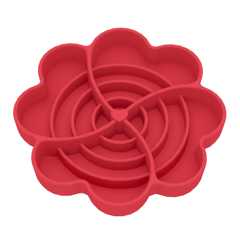 Heart Blossom Silicone Slow Feeder