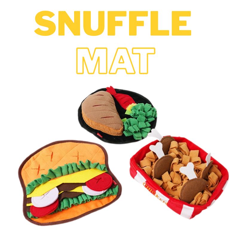 Pet Snuffle Mat – Nose Work Training  Mental Stimulation & Foraging Play