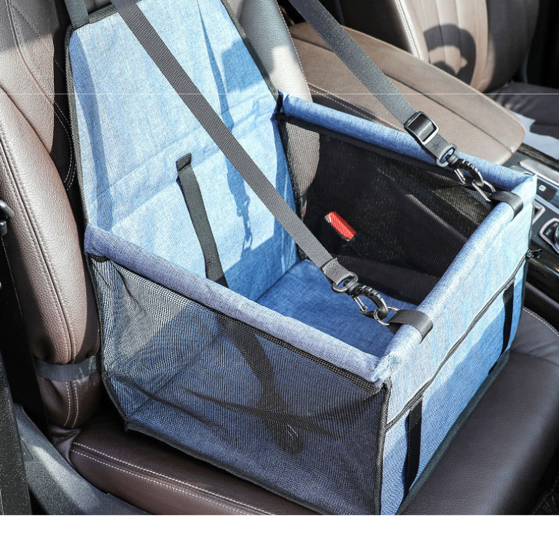 Waterproof & Breathable Pet Car Carrier - Foldable, Scratch-Resistant (Airline-Approved Alternative)