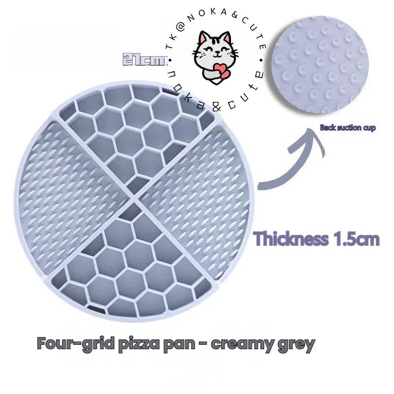 Small and medium-sized dog slow food bowl, silicone licking pad, licking plate, shaking bowl, pet cat puzzle, leakage, hidden food, rich toys - NoKa&AuroraStone