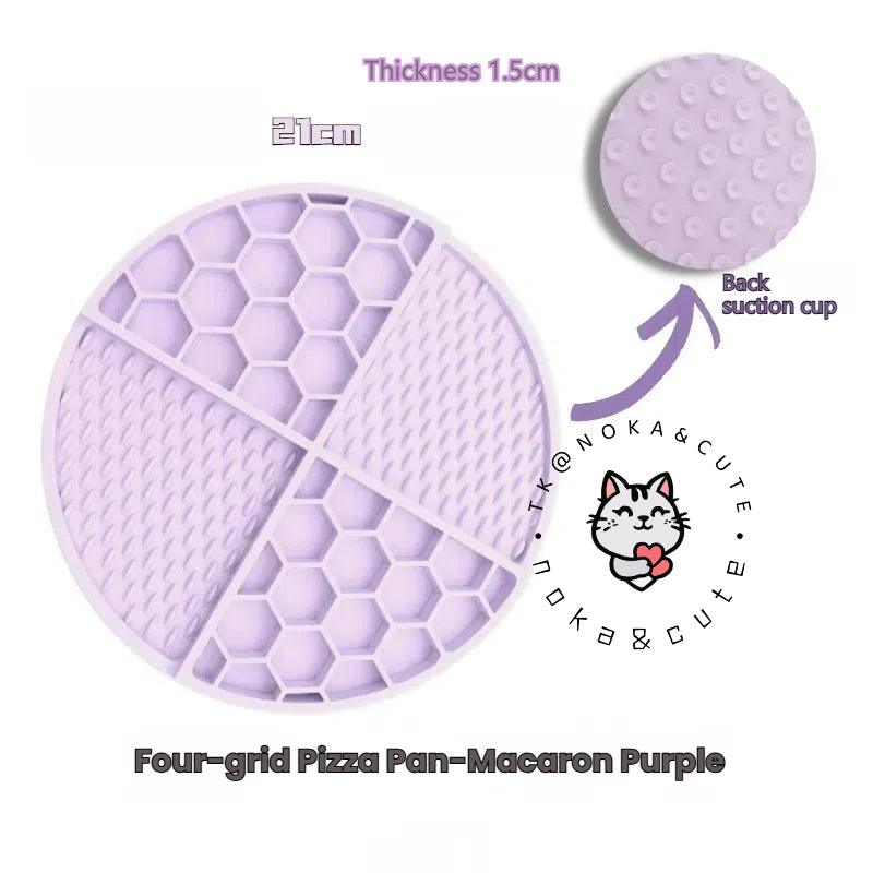 Small and medium-sized dog slow food bowl, silicone licking pad, licking plate, shaking bowl, pet cat puzzle, leakage, hidden food, rich toys - NoKa&AuroraStone