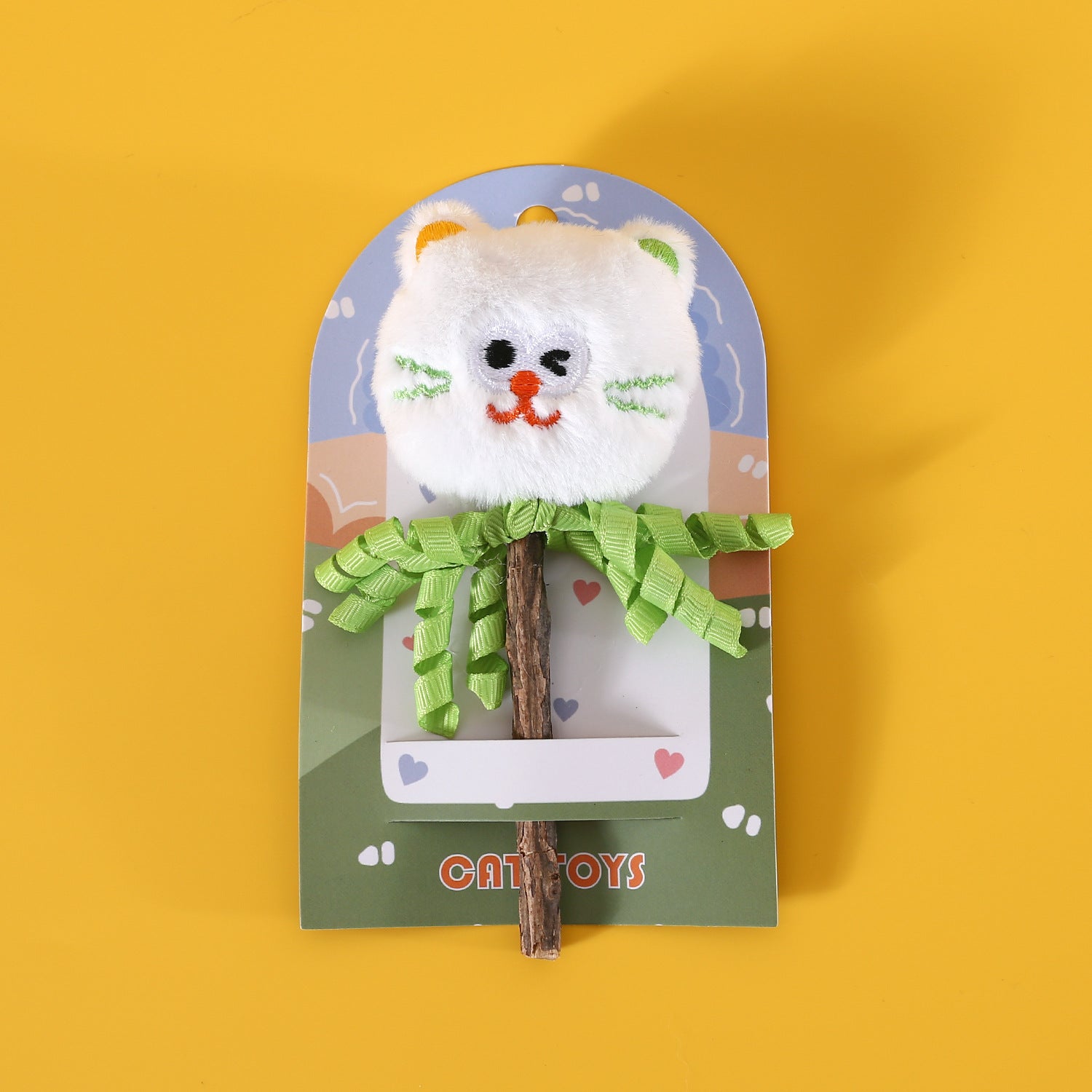 Catnip Plush Toy with Tassels & Sound – Interactive Chew Toy for Cats
