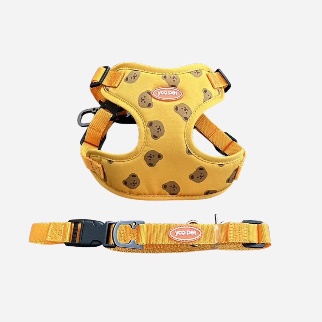 Adjustable Breathable Harness for Small & Medium Pets｜Vest-Style Lightweight Dog Harness