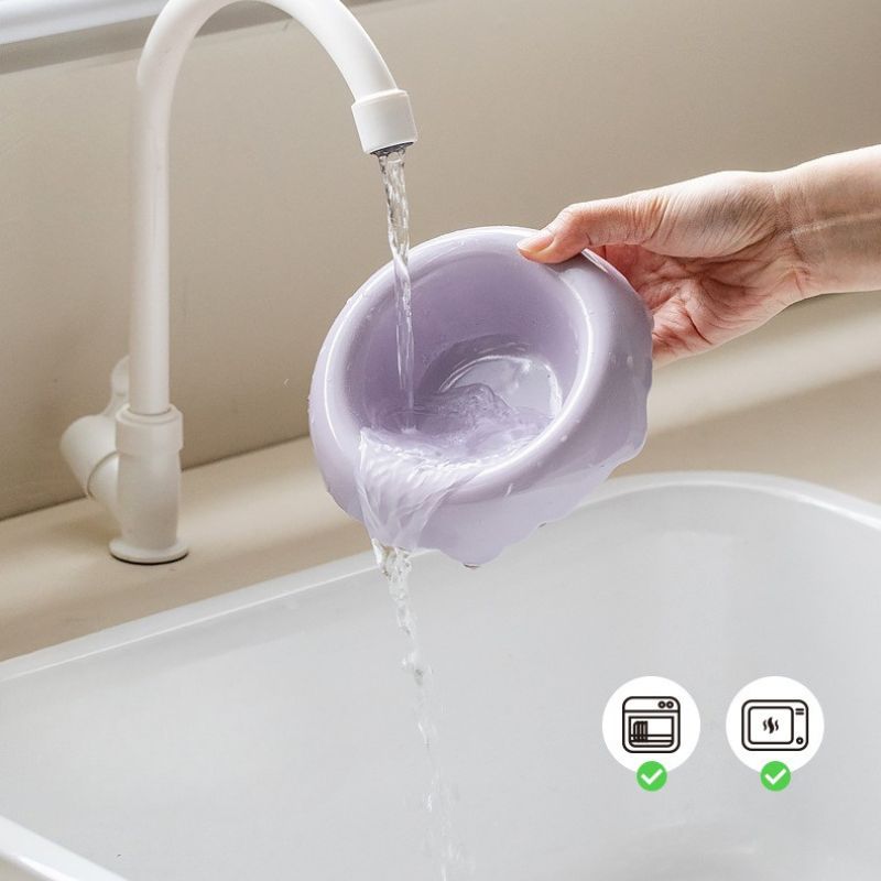 3pcs Detachable 3-in-1 Donut Pet Bowl | Separate Food & Water • Easy-Clean • Non-Slip Base