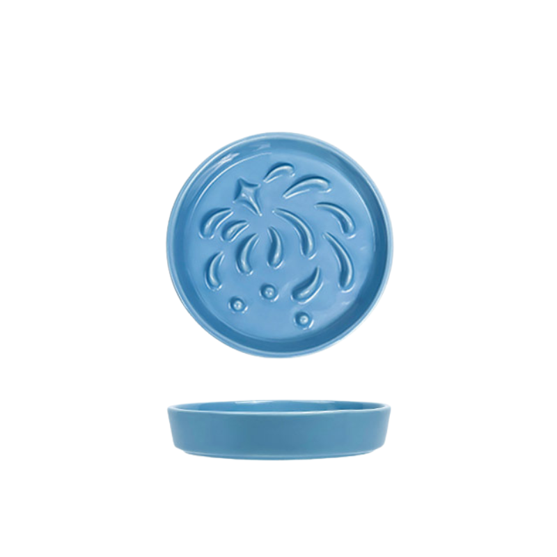6-Inch Ceramic Slow Feeder Plate – For Cats & Small Dogs – view 7