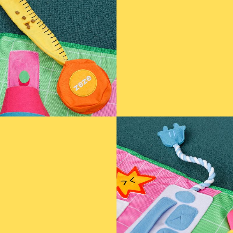 10 Fun Modes, Anti-Slip, Treat Hunt Game-Toolbox Enrichment Snuffle Mat for Dogs