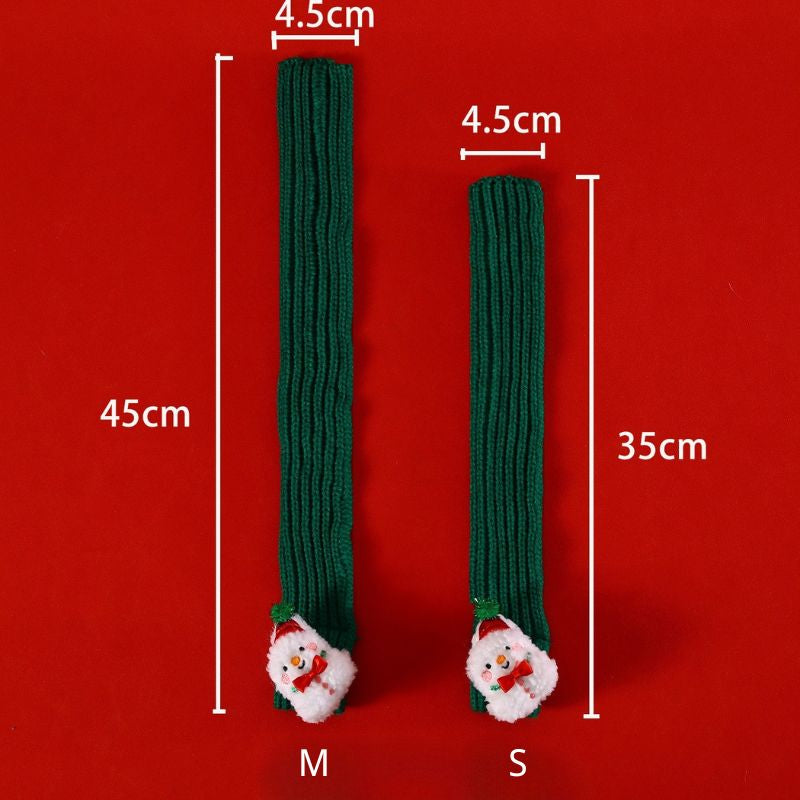 Holiday Knitted Pet Scarf & Hat Set